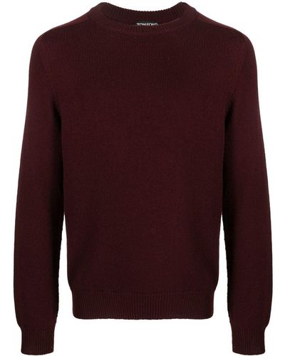 Tom Ford Cashmere Knitted Sweater - Red