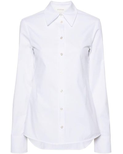 Sportmax Camisa lisa - Blanco