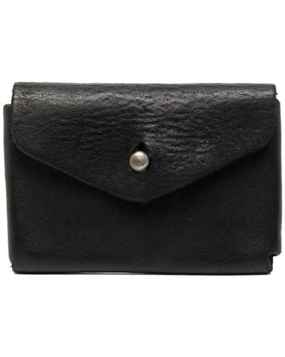 Guidi EN01 leather cardholder - Noir