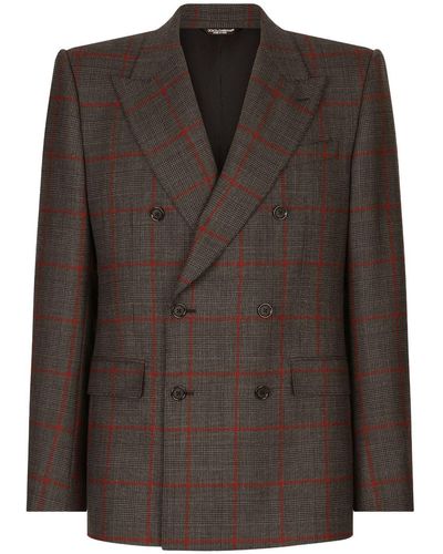 Dolce & Gabbana Double-breasted Three-piece Suit - Brown