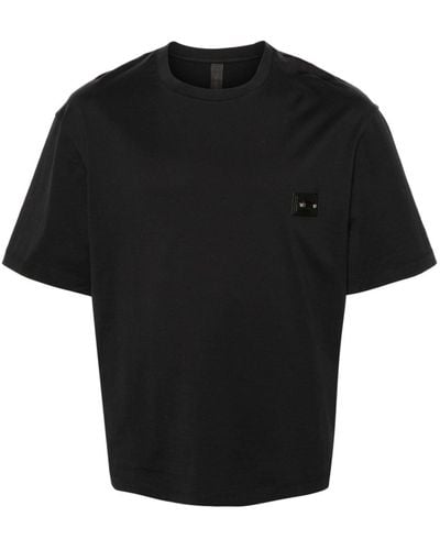 Neil Barrett Piercing-patch Cotton T-shirt - Black