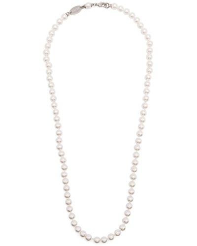 DSquared² Halskette mit Logo-Anhänger - Weiß