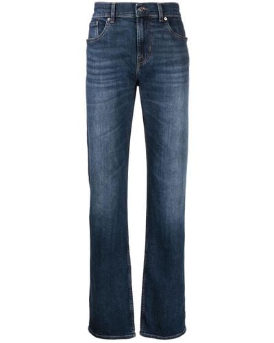 7 For All Mankind Straight-leg Jeans - Blue