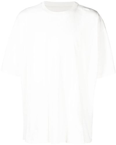 MM6 by Maison Martin Margiela T-shirt oversize - Bianco