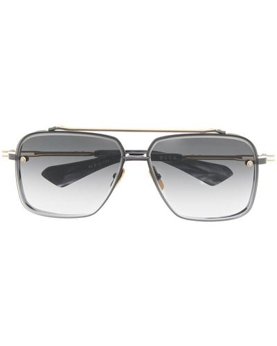 Dita Eyewear Tinted Pilot Sunglasses - Black