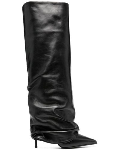 Le Silla Andy 120mm Pointed-toe Boots - Black