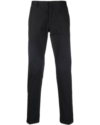 Paul Smith Pantalones stretch de corte slim - Azul