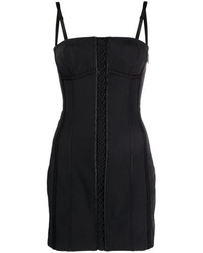 MISBHV Mini-jurk Met Korset - Zwart