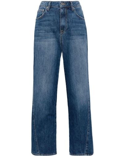 Jonathan Simkhai Cropped-Jeans mit hohem Bund - Blau