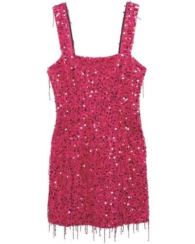 Jonathan Simkhai Mini-jurk Met Pailletten - Rood