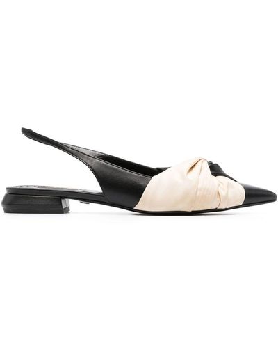 Roberto Cavalli Zapatos de tacón con detalle de nudo - Negro