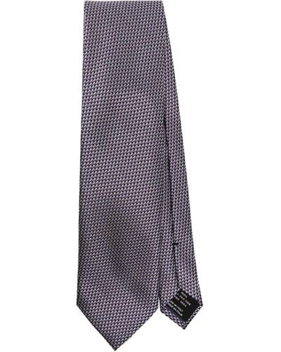 Tom Ford Twill-weave Silk Tie - Purple