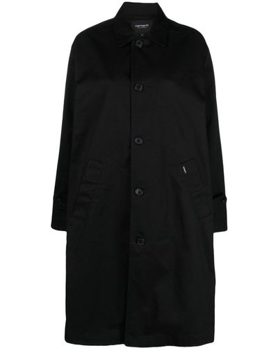 Carhartt Manteau à simple boutonnage - Noir