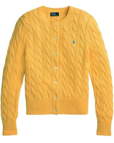 Polo Ralph Lauren Cable-knit Cardigan - Yellow