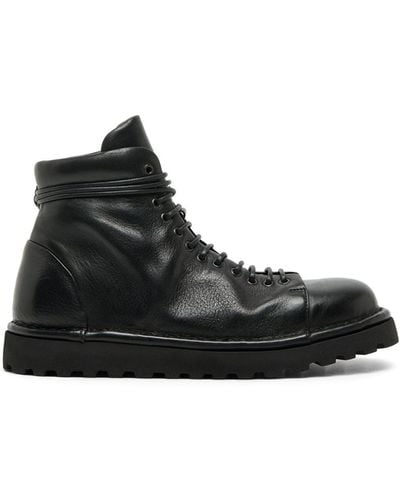 Marsèll Pallotola Pomice Leather Boots - Black