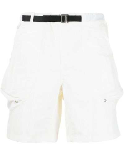 John Elliott Short à taille ceinturée - Blanc