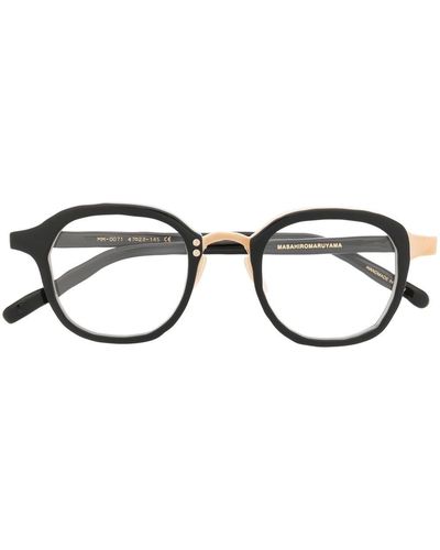 MASAHIROMARUYAMA Brille mit rundem Gestell - Schwarz