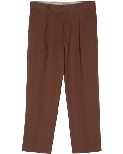 Costumein Vincent Tapered-leg Trousers - Brown