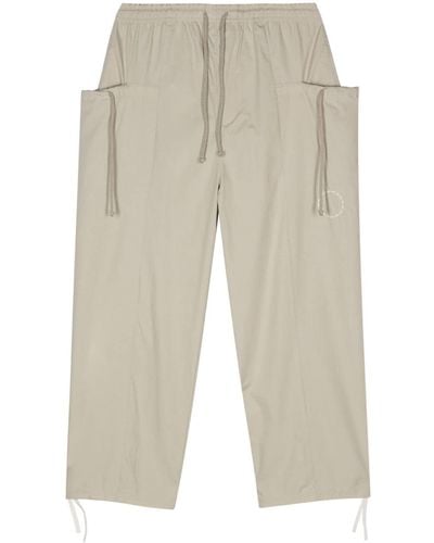 Craig Green Poplin Cropped Trousers - Natural