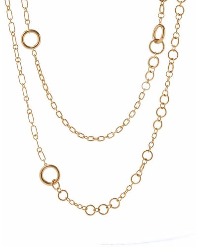 Annoushka 18kt Yellow Gold Biography Chain Necklace - Metallic