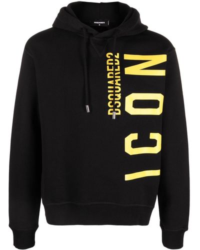 DSquared² Hoodie Met Logoprint - Blauw