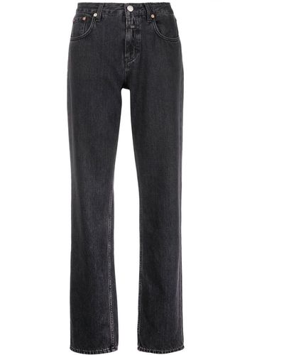 Closed Briston High-waisted Straight-leg Jeans - Blue