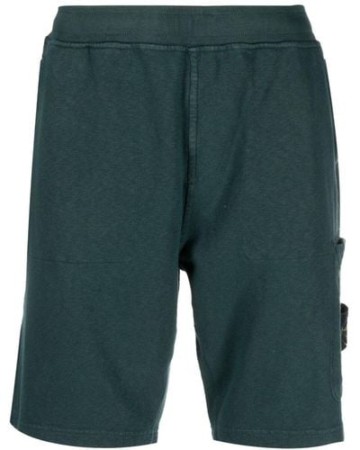 Stone Island Katoenen Shorts - Groen