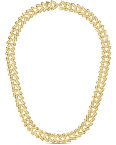 Roxanne Assoulin All Linked Up Chain Necklace - Metallic