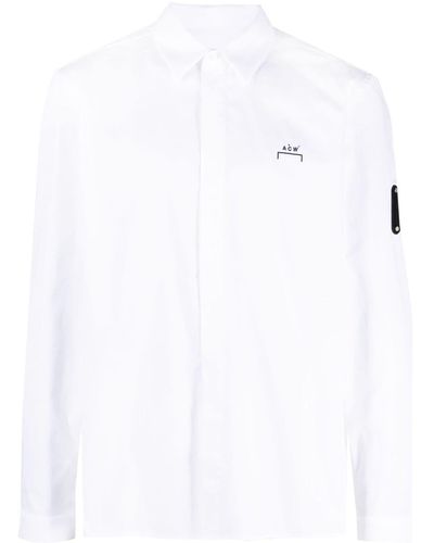 A_COLD_WALL* Long-sleeve Button-fastening Shirt - White