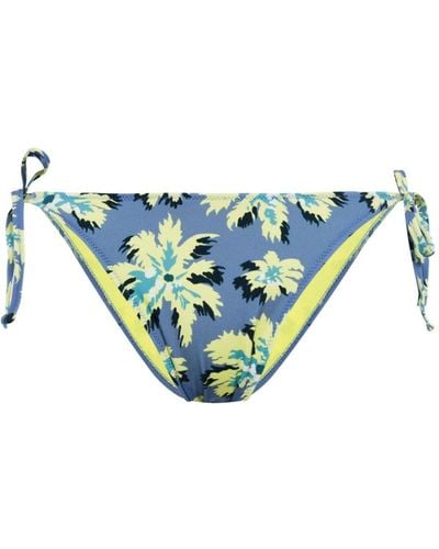 Paul Smith Bragas de bikini con estampado de palmera - Azul