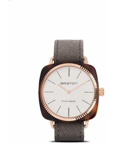 Briston Clubmaster Elegant Horloge - Wit