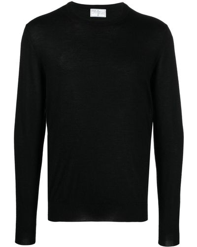 Fedeli Long-sleeve Sweater - Black