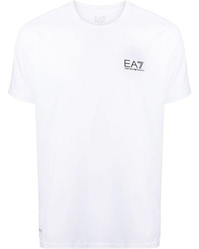 EA7 Logo-print Tracksuit - White