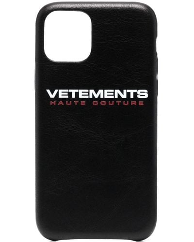 Vetements Logo-print Iphone 11 Pro - Black