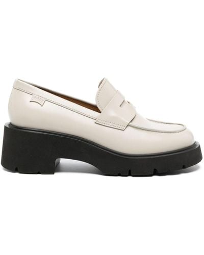 Camper Milah Block-heel Loafers - White