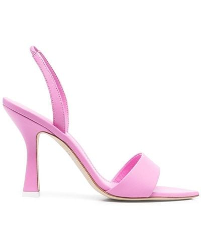 3Juin Lily 100mm Leather Sandals - Pink
