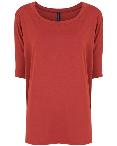 Lygia & Nanny Cropped-sleeve T-shirt - Red