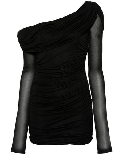 Blumarine Gedrapeerde Mini-jurk - Zwart