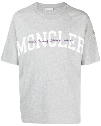 Moncler T-shirt con stampa - Bianco