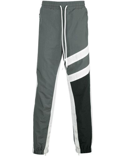 God's Masterful Children Striped Track Trousers - Grey