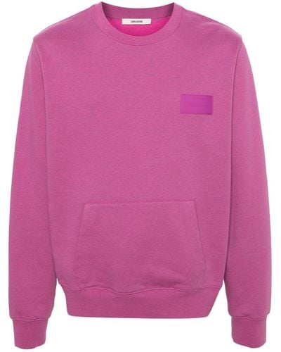 Zadig & Voltaire Aime Sweatshirt mit Logo-Patch - Pink