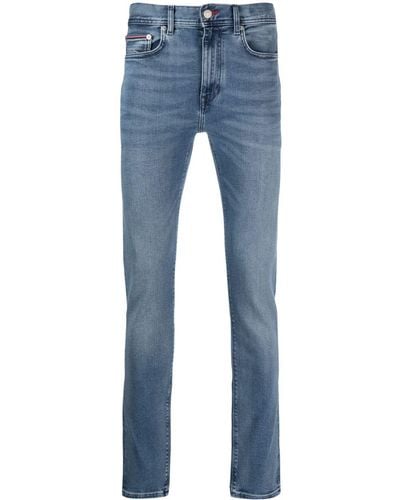 Tommy Hilfiger Straight Slim Fit Jeans - Blue