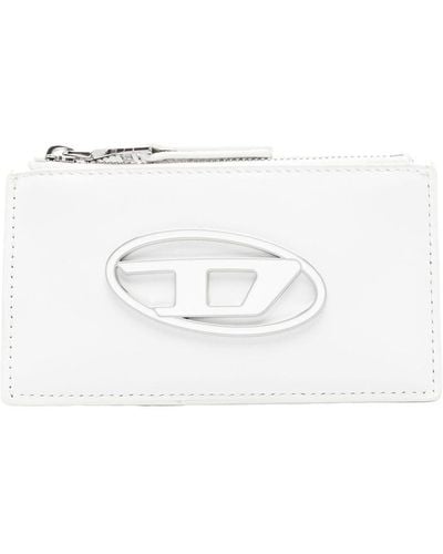 DIESEL Paoulina Logo-plaque Wallet - White