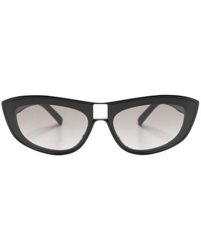 Givenchy Cat-Eye-Sonnenbrille mit Logo - Schwarz