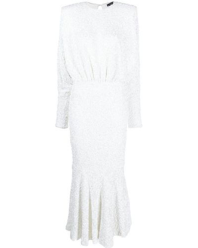 ROTATE BIRGER CHRISTENSEN Sequin Maxi Dress, Dress, , Size 8 - White