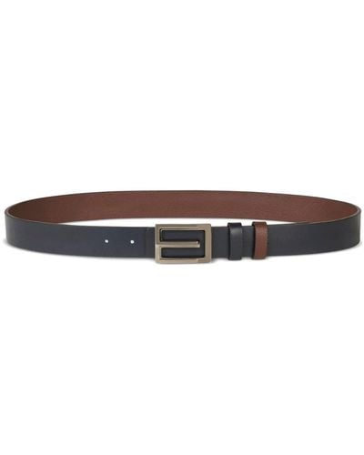 Etro Reversible Leather Belt - Brown