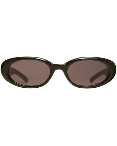 Gentle Monster Oval-frame Sunglasses - Brown