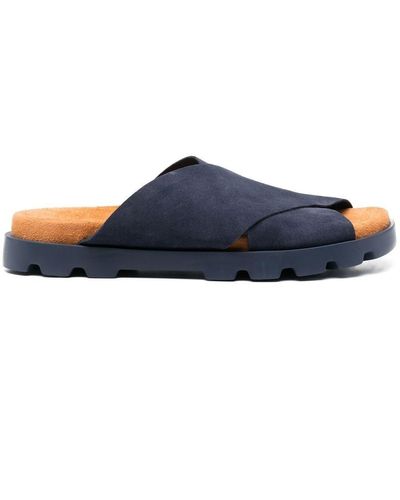 Camper Brutus Leather Sandals - Blue