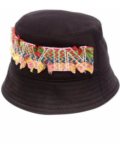 Lanvin Patch-detail Bucket Hat - Black