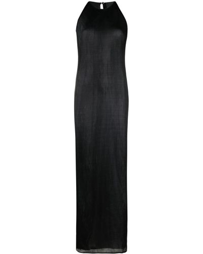 Givenchy Ribbed-knit Sleeveless Dress - Black